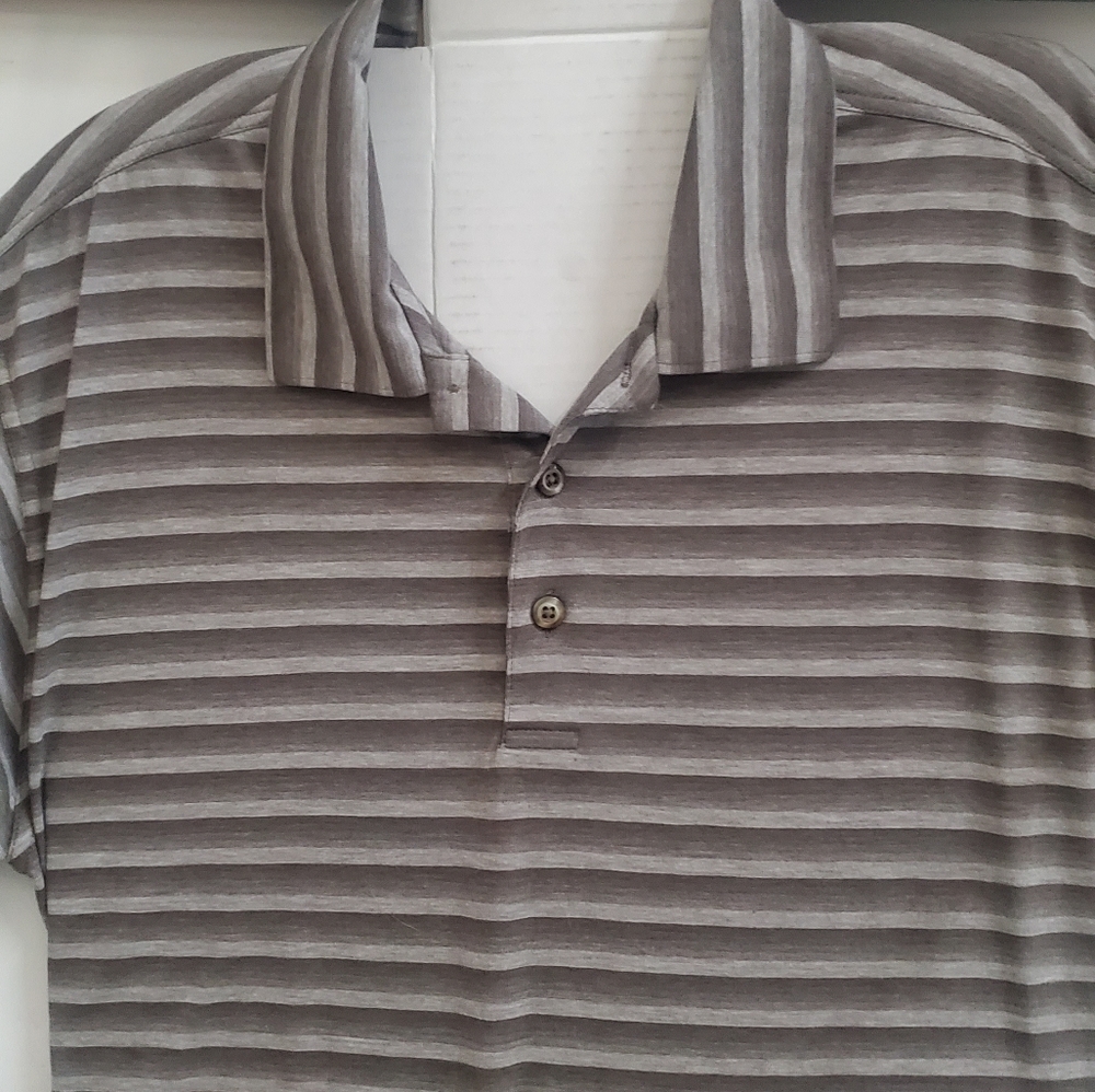 Cutter&Buck Mens Brown Polo